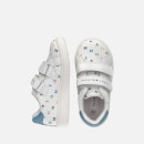 Tommy Hilfiger Kids' Logo-Print Faux Leather Trainers - UK 5 Toddler