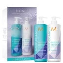 Moroccanoil Blonde Perfecting Shampoo & Conditioner 500ml Duo (Worth £99.75)
