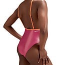 FLU3NTE Thin Strap Swimsuit Pink