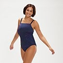Women's Shaping AmberGlow Printed Swimsuit Navy/Plum