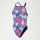 Club Training Citrus Love V-Rücken-Badeanzug für Damen in Blau/Pink