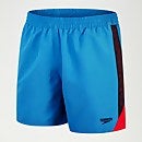 Men's Hyper Boom Splice 16" Swim Shorts Blue/Red