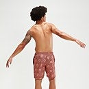 Pantaloncini da bagno Uomo Leisure Fantasia 18 cm Arancione/Borgogna