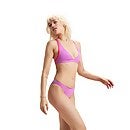 FLU3NTE Slip Bikini con design incrociato Lilla
