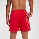 Pantaloncini da bagno Uomo Hyper Boom Logo 40 cm Rosso/Grigio