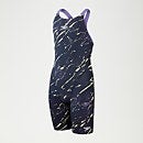 Fastskin Endurance+ Schwimmanzug mit offenem Rücken für Mädchen Marineblau