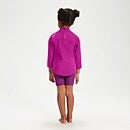 Langarm-Rash-Top für Mädchen im Kleinkindalter Violett