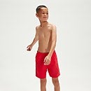 Boy's Hyper Boom 15" Swim Shorts Red/Grey