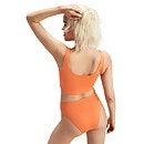 FLU3NTE Crop Bikini Top Orange