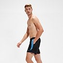 Men's Hyper Boom Splice 16" Swim Shorts Black/Blue
