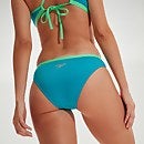 Bas de bikini Femme Club Training avec ceinture aqua/vert