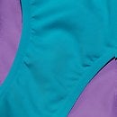Club Training Badehose mit festem Taillenbund für Damen Aqua/Grün