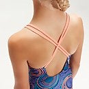 Girl's Twinstrap Swimsuit Blue/Coral
