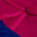 Women's Club Training Tie Back Swimsuit Blue/Pink