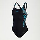HyperBoom Splice Muscleback Badeanzug für Damen Schwarz/Blau