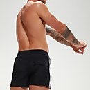 Men's Retro 13" Swim Shorts Black/White