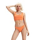 FLU3NTE Crop Bikini Top Orange