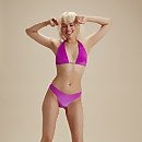 Braga de bikini de velur de FLU3NTE, violeta