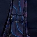Maillot de bain Femme effet galbant LunaLustre imprimé bleu marine/prune