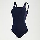 Shaping LunaLustre Bedruckter Badeanzug für Damen Marineblau/Pflaume