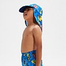 Chapeau de protection solaire Bébé Learn To Swim bleu