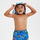Schwimmlern-Sonnenschutzhut für Jungen im Kleinkindalter Blau