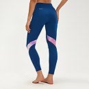 Women's Printed Legging Blue/Coral