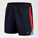 Men's Hyper Boom Splice 16" Swim Shorts Navy/Red