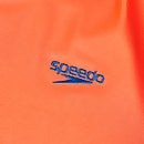 Camiseta infantil unisex de neopreno con capucha y manga larga, naranja/azul