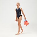 Girl's Muscleback Swimsuit Navy/Blue