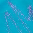 Girl's HyperBoom Flyback Swimsuit Blue/Lilac