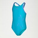 Hyper Boom Flyback Badeanzug für Mädchen Blau/Flieder
