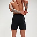 Men's Sport Printed 16" Swim Shorts Black/Blue