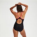 Women's Dive Thinstrap Muscleback Swimsuit Black/Lilac