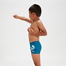 Bóxer infantil Learn to Swim para niño, azul