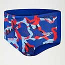 Boy's 13cm Club Training Shark Infested Water Brief Blue/Red