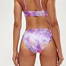 Women's Printed Adjustable Thinstrap Bikini Lilac