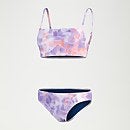 Women's Printed Adjustable Thinstrap Bikini Lilac
