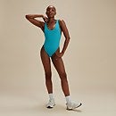 Maillot de bain à fines bretelles FLU3NTE Bleu