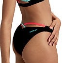 FLU3NTE Slip Bikini con design incrociato Nero