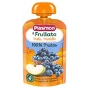 Plasmon Frullato 100% Frutta Mela e Mirtilli 6 x 100g