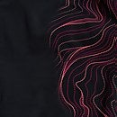 Shaping Calypso Bedruckter Badeanzug für Damen Schwarz/Rot
