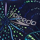 Club Training Jellyfish Glows V-Rücken-Badeanzug für Mädchen Marineblau/Grün