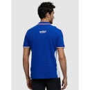 FIFA - Blue and White Colourblocked Polo Collar Cotton T-shirt (LCEFIFAF2)