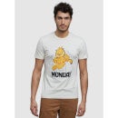 Garfield White Short Sleeves Round Neck Tshirt (Various Sizes)