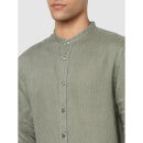 Olive Solid Regular Fit Shirt (Various Sizes)