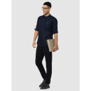 Navy Blue Classic Regular Fit Solid Cotton Casual Shirt (BAWAFF)
