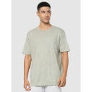 Grey Solid Regular Fit T-Shirt (Various Sizes)