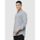 Grey Classic Regular Fit Casual Shirt (CADENIM2)
