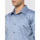 Blue Classic Regular Fit Casual Shirt (CAPREM1)